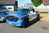 Amerikanisches Polizeifahrzeug am 16.07.22 beim ADAC Truck Grand Prix auf dem Nürburgring