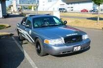 Amerikanisches Polizeifahrzeug am 16.07.22 beim ADAC Truck Grand Prix auf dem Nürburgring