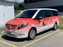 Mercedes-Benz Vito Nr. 13 der BGU am 2.8.22 vor der Garage in Grenchen.