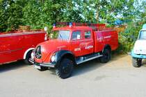 Magirus Deutz Löschfahrzeug am 16.07.22 beim ADAC Truck Grand Prix auf dem Nürburgring