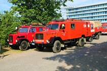 Magirus Deutz Löschfahrzeug am 16.07.22 beim ADAC Truck Grand Prix auf dem Nürburgring