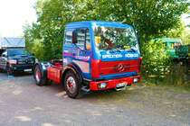 Historischer Mercedes Benz LKW am 16.07.22 beim ADAC Truck Grand Prix auf dem Nürburgring