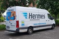 =MB Sprinter von HERMES steht im Mai 2022 in Hünfeld