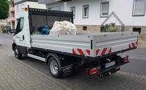 =Iveco Daily von DALCHOWS GÄRTEN steht im Juni 2022 in Hünfeld