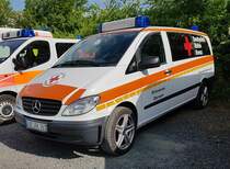 =MB Vito des DRK OV DORNUM, gesehen auf dem Parkplatz der RettMobil, 05-2022