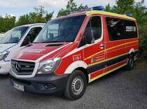 =MB Sprinter der Feuerwehr HASSELROTH, gesehen auf dem Parkplatz der RettMobil, 05-2022