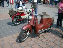 Das erste Modell derSchwalbe war beim Oldtimertreffen in Hartmannsdorf zu sehen