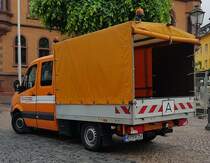 =MB Sprinter des Entsorgers FEHR-KNETTENBRECH unterwegs in Hünfeld im Juni 2022