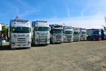 Spedition Decker Scania Parade am 16.07.22 beim ADAC Truck Grand Prix auf dem Nürburgring