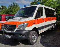 =MB Sprinter des BRK Kreiswasserwacht DILLINGEN, gesehen auf dem Parkplatz der RettMobil, 05-2022