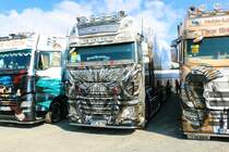 Heide Logistik DAF Sattelzug am 16.07.22 beim ADAC Truck Grand Prix auf dem Nürburgring