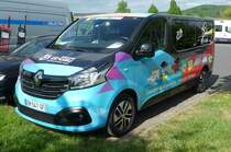 =Renault Trafic der GRUAU Groupe aus Frankreich, steht auf dem Parkplatz der Rettmobil 2022, 05-2022