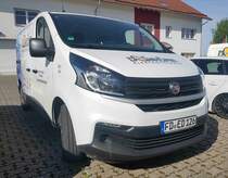 =Fiat Talento der Firma DÖMHÖFER steht im Mai 2022 in Hofbieber