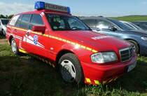 =MB C-Klasse als Kommandowagen der Feuerwehr BAD CAMBERG, steht auf dem Parkplatz der RettMobil im Mai 2022