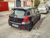 Rückanischt: Toyota Yaris TS der zweiten Generation in März, 2021