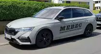 =Skoda Octavia der Firma MEBEC steht im Mai 2022 in Hofbieber