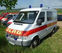 =MB Sprinter der DLRG OV BURGEBRACH, gesehen auf dem Parkplatz der RettMobil im Mai 2022