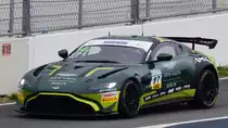 #97 Aston Martin Vantage GT4 vom Team: Dörr Motorsport, Fahrer: Sandro Holzem und Juliano Holzem, ADAC GT4 Germany Ständiges Rahmenprogramm des ADAC GT Masters Weekend, Niederlande Zandvoort am 25.6.2022