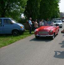 Dieser Skoda Felicia kahm noch am fr�hen Nachmittag zum Oldtimertreffen nach Hartmannsdorf