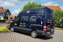 =MB Sprinter von DEUTSCHE PALLIATIV STIFTUNG steht im Mai 2022 in Hofbieber