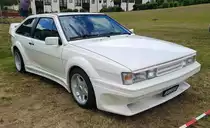 =VW Scirocco steht auf der Ausstellungsfläche beim Scirocco-Treffen in Hohenroda, 06-2022