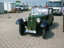 Alter DKW F5 auf dem hinteren Ausstellungsgel�nde in Hartmannsdorf am 1.Mai 2009