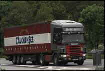 Scania Topline 164L 480PS V8 der salzburger Sabersatter(?) Transporte. (15.04.2009)