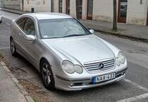 Mercedes-Benz C Sportcoupé, gesehen in März, 2021.