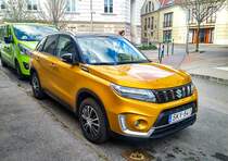 Diesen Suzuki Vitara (Solar Yellow Farbe) habe ich in 03.2021 aufgenommen.
