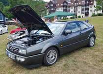 =VW Corrado steht beim Scirocco-Treffen in Hohenroda, 06-2022
