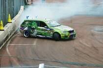 BMW M3 Driftfahrzeug am 19.08.22 beim Drift Masters European Chmapionsship in Ferropolis der Stadt aus Stahl