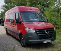 =MB Sprinter der Firma RÜCKERT steht im Juli 2022 in Piding