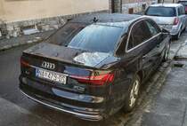 Audi A4  B9  Rückansicht in März 2021.