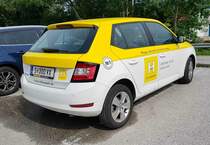 =Skoda Fabia vom HILFSWERK aus Österreich, 07-2022