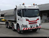 Scania G 450 Kipper abgestellt in Pratteln am 28.08.2022