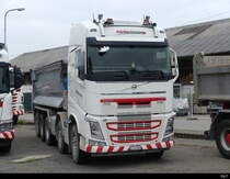 Volvo Kipper abgestellt in Pratteln am 28.08.2022