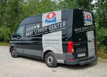 =VW Crafter von MAHA Service Center, gesehen in Piding im Juli 2022
