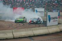 BMW M3 vs. BMW M3 als Drift Battle 19.08.22 beim Iron Drift King in Ferropolis der Stadt aus Stahl