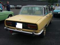 Heckansicht einer Alfa Romeo 2000 Berlina. Oldtimertreffen an Mo´s Bikertreff in Krefeld am 11.09.2022.