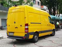 =MB Sprinter von DHL/Deutsche Post unterwegs in Bad Reichenhall im Juni 2022