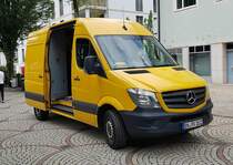 =MB Sprinter von DHL/Deutsche Post unterwegs in Bad Reichenhall im Juni 2022