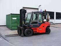 Ein  Dan Truck -Gabelstapler auf dem Gel�nde des Bergwerks Auguste Victoria 3/7 in Marl beim Tag der offenen T�r am 9. Mai 2009. 
