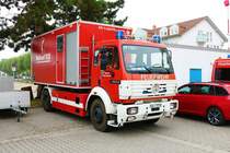 Feuerwehr Pfungstadt Mercedes Benz WLF mit AB Logistik am 04.09.22 beim Tag der offenen Tür