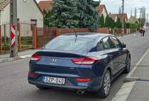 Rückansicht: Hyundai i30 Fastback. Foto: 04.2021