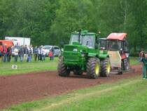 Der T150K beim Russen-Traktorpulling in Oberlungwitz