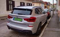 Rückansicht: BMW X3 Pluginb. Foto: 04.2021