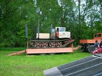 Holzr�ckeraupe TDT 75 beim Russentraktorpulling in Oberlungwitz