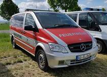 =MB Vito der Feuerwehr ROSDORF, abgestellt auf dem Parkplatz der RettMobil 2022 in Fulda