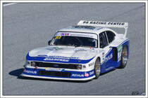 Erich Petrakovits mit seinem Gruppe 5 Replica Ford Zakspeed Capri Turbo am 23.9.2022 am Red Bull Ring.