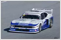 Erich Petrakovits mit seinem Gruppe 5 Replica Ford Zakspeed Capri Turbo am 23.9.2022 am Red Bull Ring.